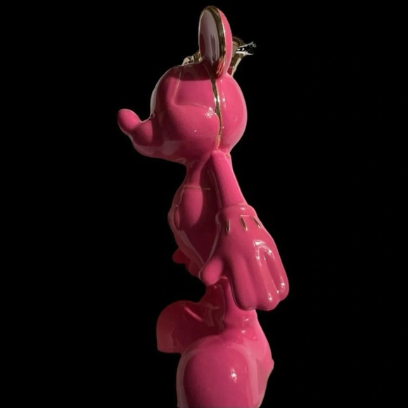 DISNEY X BAUBLEBAR Barbie Bubblegum Pink Mickey Mouse Keychain Bag Charm NEW NWT - Picture 10 of 16